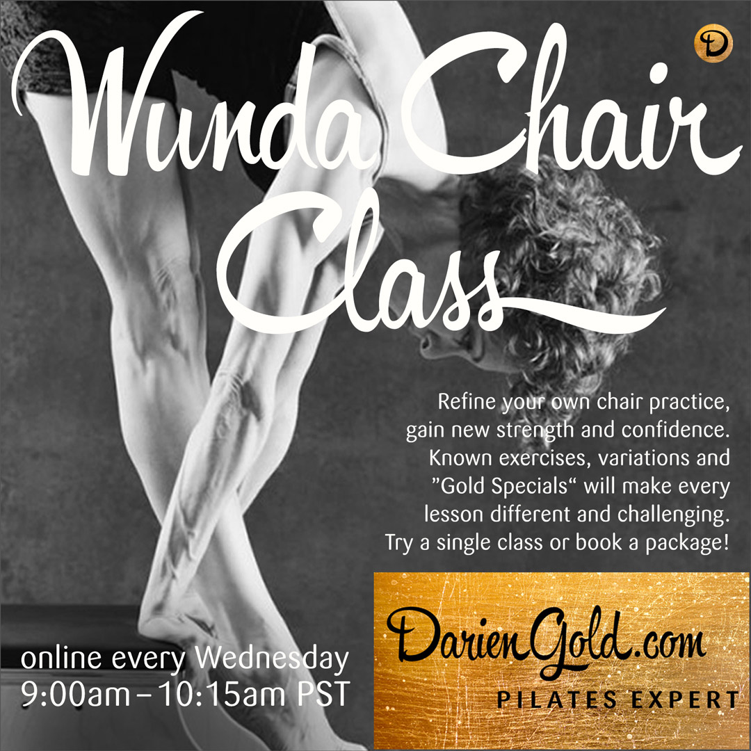 Pilates Wunda Chair Pilates Class Zoom – DARIEN GOLD – PILATES EXPERT